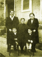Bruno, sua esposa Iolanda e seus três filhos
